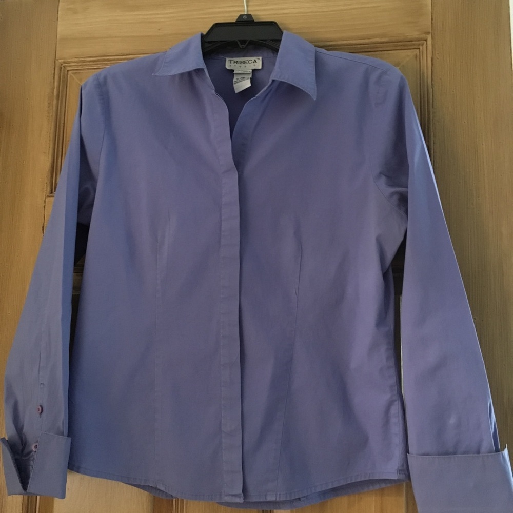 $⤵️ Blue Dress Blouse
